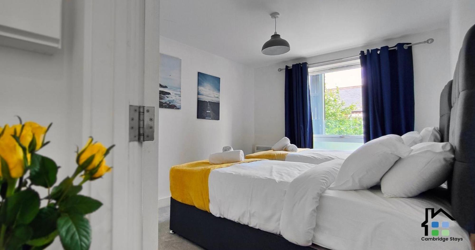 Cambridge Stays Riverside Apart Hotel With 2Br Flats At The City Centre-Parking-Balcony 외부 사진