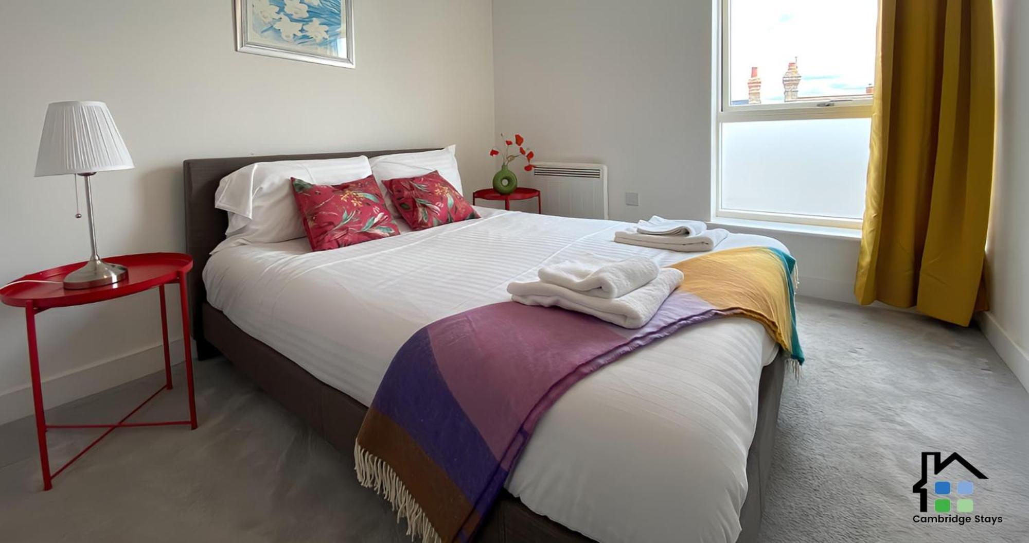 Cambridge Stays Riverside Apart Hotel With 2Br Flats At The City Centre-Parking-Balcony 외부 사진